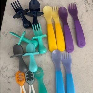 Infant Toddler Utensils zumzum and frozen fruit holder bundle